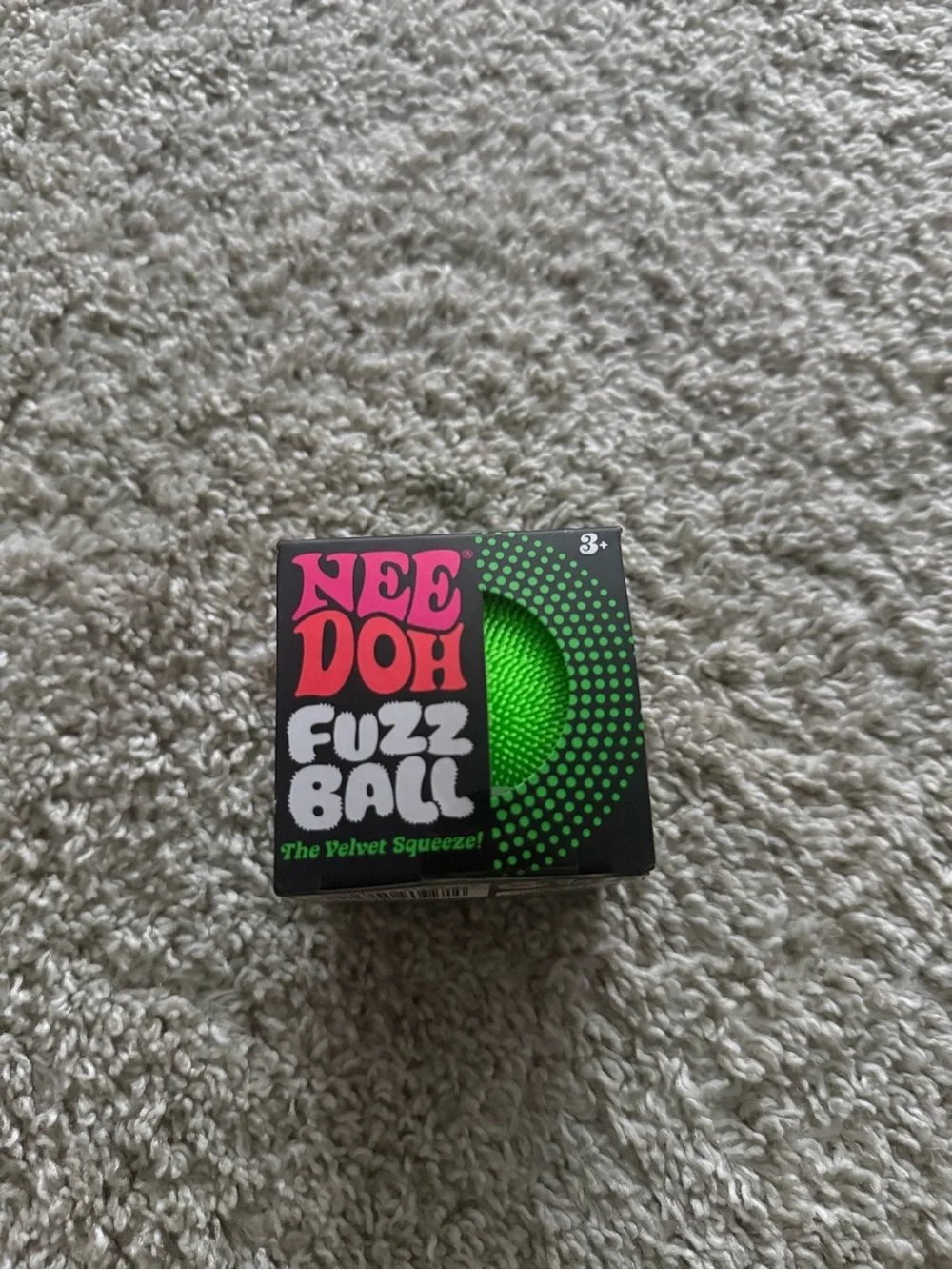 NeeDoh Fuzz Ball Stress Toy - Green